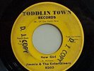 JIMMIE & THE ENTERTAINERS New Girl SOUL 45 TODDLIN TOWN