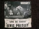 Elvis Presley. Love Me Tender. HMV EP, 7EG8199. EX.