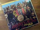 Beatles SGT PEPPER RARE BLACK LABEL ORIG SHRINK LP