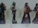 KISS COMPLETE SET 4 SHAPED INTERVIEW PIC DISCS MINT