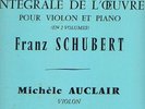ERATO(2 LPS) / SCHUBERT / MICHELE AUCLAIR / J. JOY