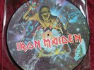 iron maiden PIECE OF MIND PIC DISC .US.+xtra trak mint