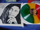 BOB MARLEY legend coloured vinyl + stoffcover (hanf)