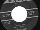 45-The Chestnuts on DAVIS-Love Is True-Doo Wop-VG+