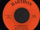 Rare NORTHERN SOUL 45 -  BERNARD WILLIAMS (Harthon)