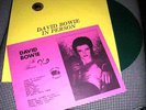 DAVID BOWIE - in person - RARE LIVE LP - green vinyl