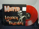 Misfits- legacy of brutality- RED vinyl w/ WHITE spots