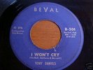 Tony Daniels on Beval - rare northern soul / doo-wop 45