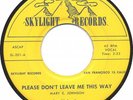 LEO VALENTINE & LYRICS RARE SKYLIGHT 45- Doo Wop