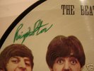 AUTOGRAPHED BEATLES PICTURE DISC -RINGO STAR L.A .CONV