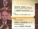 CASADESUS D'Indy and Franck MUNCH 33CX 1118 rare