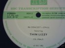 THIN LIZZY BBC TRANSCRIPTION SERVICES DISC 274 ORIGINAL