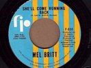 Northern Soul Record 45 RPM Original Mel Britt on Fip