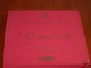 RIGOLETTO  SET with  LIBRETTO SIGNED BY CAST - OPERA