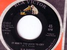 Northern Soul H B Barnum IT HURTS TOO MUCH TO CRY Rca