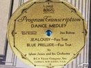 Victor PROGRAM TRANSCRIPTION Dance Medley Isham Jones