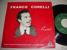 FRANCO CORELLI TENOR VERDI DONIZETTI RARE '50S CETRA EP