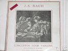 Bach concertos for vln  Liliane Garnier CND RARE Stereo