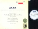EARLY FOURNIER J.S. BACH CELLO SUITES ARCHIV ST LP NR