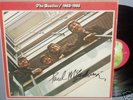 BEATLES RED ALBUM SIGNED BY PAUL McCARTNEY FRAMED + COA