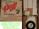LESS THAN JAKE Rock n Roll Pizzaria PIZZA BOX RARE Ska
