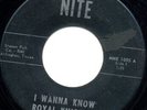 ROYAL KNIGHTS-I Wanna Know -RARE TX garage