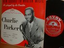 CHARLIE PARKER vol.3 ORIG 10” on SAVOY label