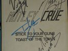 MOTLEY CRUE FULLY AUTOGRAPHED ORIGINAL 7