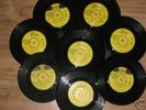 A VERY RARE SET OF 8 PYE 1960'S 45RPM DEMO SINGLES