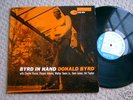 Donald Byrd LP Bird In Hand Blue Note MINT ORIG