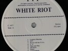 The Clash. White Riot Live. 1977. Rare Punk Album.