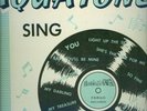 RARE DOO WOP LP- THE AQUATONES- SING- FARGO LP -3001