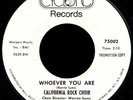 Rare Northern Soul 45 CALIFORNIA ROCK CHOIR on Cyclone