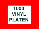 LP VERZAMELING VAN 1000 VINYL PLATEN  (20cent p/s)