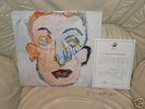 BOB DYLAN BRILLIANTLY AUTOGRAPHED SELF PORTRAIT -C.O.A.