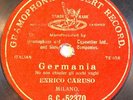ENRICO CARUSO Red G&T 52370 FIRST SESSION RARE 78 RPM