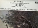 DECCA SXL 6426 WB UK CELLO ROSTROPOVICH SCHUBERT BRIDGE
