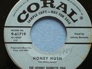 JOHNNY BURNETTE TRIO HONEY HUSH CORAL 61719