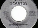 EARL ZERO - CITY OF THE WEAK HEART - JAM SOUNDS label