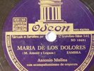carlosmb 78 rpm ANTONIO MOLINA Odeon 184789 Spain