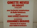 GINETTE NEVEU /  BRAHMS /  STILL  LP