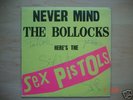 SEX PISTOLS FULLY SIGNED LP INC SID VICIOUS.