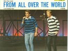 JAN & DEAN   ALL OVER WORLD   Picture Sleeve & 45 RARE