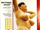 1960s LP slick: Happy Drunk, nude, cheesecake, pin up