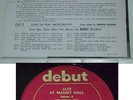 Bud Powell Trio Jazz at Massey Hall Debut Records 10