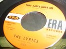 Orig '66 Calif garage 45 2-sider THE LYRICS on ERA - NM