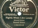 8) 78 RPM THE BOSWELL SISTERS   VICTOR 19639   scarce