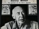 Henry Miller - To Paint is to Love - LP