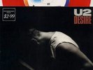 U2 Desire rare 1988 Aust only red vinyl p/s 45 EX