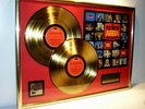 ABBA goldene XL Schallplatte Vinyl gold Record the best